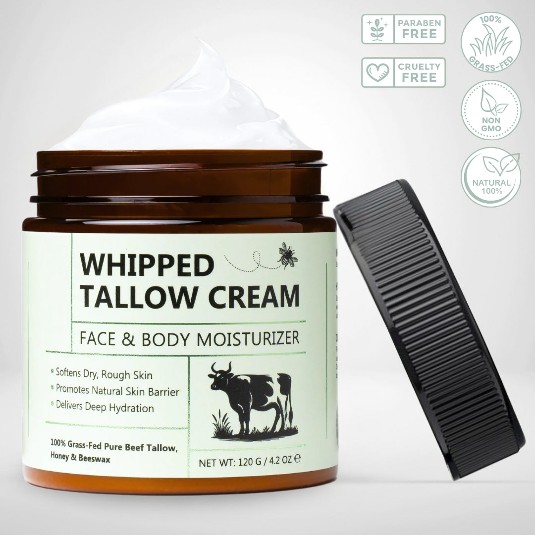 Beef Tallow, Honey, & Beeswax Moisturizer